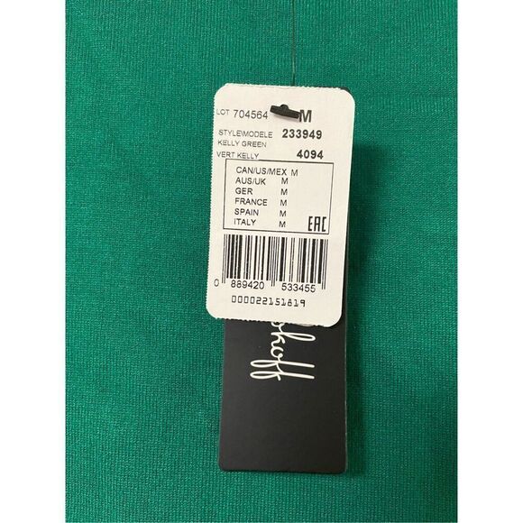 Brand New Joseph Ribkoff Womens Medium Kelly Green Mock Neck Sweater 233949 - Picture 5 of 7